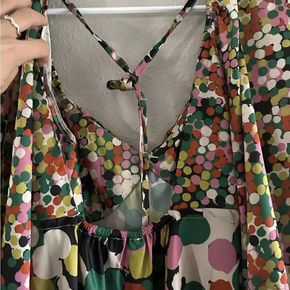 Colorful Polka Dot Women's Dress